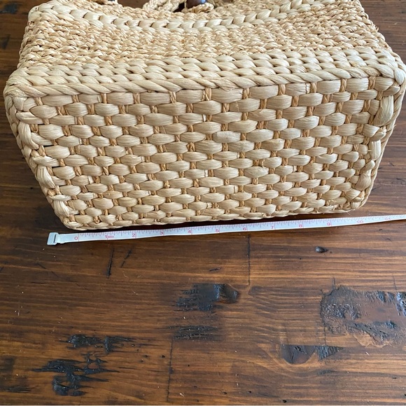 Women Wicker Handbag Bag  Beach Straw Woven Summer Rattan Basket Bag Boho - Picture 2 of 14